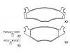 剎車片 Brake Pad Set:171 698 151 F